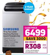 Samsung 15Kg Top Loader Washing Machine WA15T5260BY/FA
