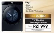 Samsung 16Kg Front Loader Washing Machine WF16T6500GV