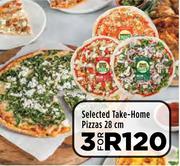 Selected Take-Home Pizzas 28 cm-For 3