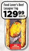 Food Lover's Beef Lasagne-1 Kg