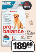 Spar Pro Balance Dog Food Assorted-8Kg Each