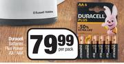 Duracell Batteries Plus Power AA/AAA-Per Pack