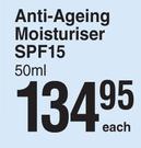 Nutrimen Anti Ageing Moisturiser SPF15-50ml Each