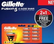 Gillette Fusion 5 Cartridges 8 Pack-Per Pack