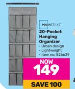 Mainstays 20-Pocket Hanging Organizer