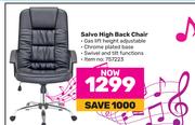 Salvo High Back Chair