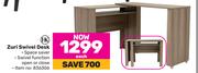 HK Zuri Swivel Desk-Each