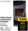 Megamaster Volta Closed Combustion Fireplace 850005869