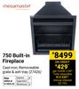 Megamaster 750 Built In Fireplace 27426