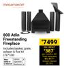 Megamaster 800 Atlin Freestanding Fireplace 727724
