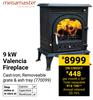 Megamaster 9KW Valencia Fireplace 770099