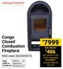 Megamaster Congo Closed Combustion Fireplace  850005870