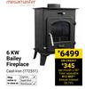 Megamaster KW Bailey Fireplace Cast Iron 772551