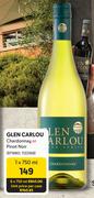 Glen Carlou Chardonnay Or Pinot Noir-750ml