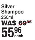 Zero Silver Shampoo-250ml Each
