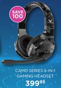 VX Gaming Camo Series 5-In-1 Gaming Headset