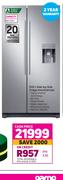 Samsung 520L Side By Side Fridge RS52N3B13S8