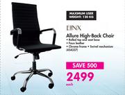Linx Allure High-Back Chair 454337