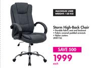 Storm High-Back Chair 450116