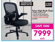 Taiyo High-Back Chair 456204