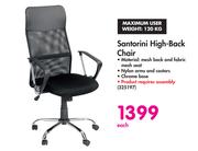 Santorini High-Back Chair 325197