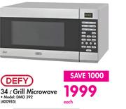 Defy Grill Microwave 400985-34L Each