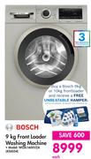 Bosch Front Loader Washing Machine 456054-9kg Each