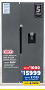 Defy 555L Metallic Side By Side Fridge DFF547