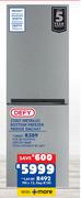 Defy 228L Metallic Bottom Freezer Fridge DAC447