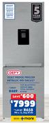 Defy 323L Fridge/Freezer Metallic WD DAC627