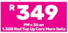 Vivo Y17s Smartphone-On 1.3GB Red Top Up Core More Data