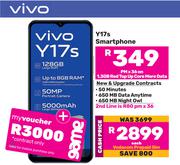 Vivo Y17s Smartphone-On 1.3GB Red Top Up Core More Data