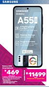 Samsung Galaxy A55 5G-On 1.3GB Red Top Up Core More Data
