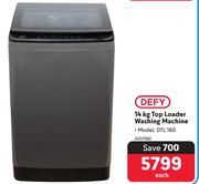 Defy Top Loader Washing Machine DTL 160