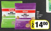 Vital Mini Rice Cakes Assorted-For Any 2 x 30g
