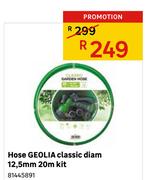 Hose Geolia Classic Diam 12.5mm 20m Kit