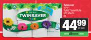 Twinsaver 1 Ply Toilet Tissue Rolls (500 Sheets)-8s Per Pack