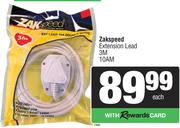 Zakspeed Extension Lead 3M 10AM