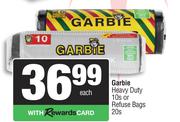 Garbie Heavy-Duty 10s Or Rfuse Bags 20s Pack-Each