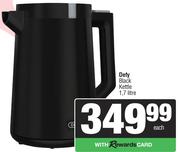 Defy 1.7Ltr Black Kettle