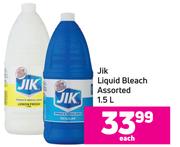 Jik Liquid Bleach Assorted-1.5L Each