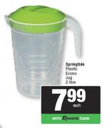 Springtide Plastic Econo 2Ltr Jug-Each