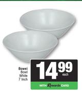 Bowel Bowl (White) 7 Inch-Each