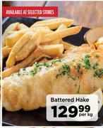 Battered Hake-Per kg