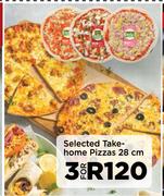Selected Take Home Pizzas 28cm-For 3