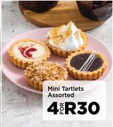Mini Tartlets Assorted-For 4
