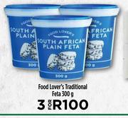 Food Lover's Traditional Feta-For 3 x 300g
