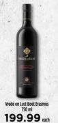 Vrede En Lust Boet Erasmus-750ml Each