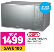 Defy 30L Solo Microwave Oven DMO390