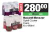 Bacardi Breezer Spirit Cooler Cans-For 2 x 6 x 440ml
